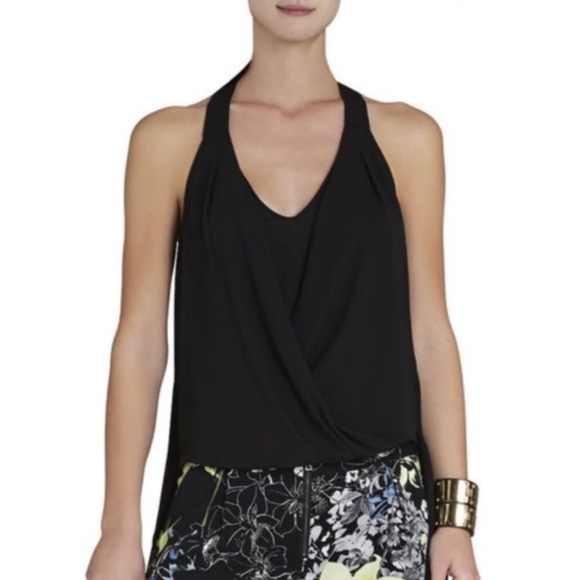 ❤️ BCBG Swing Tank Black Size XXS NWOT - Picture 3 of 3